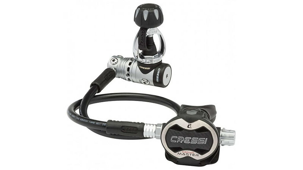 Lassdive Shop - Détendeur de plongée pack Cressi Master premier étage AC25m et deuxième étage Master Chrome