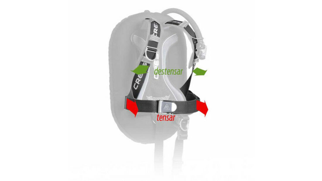 Lassdive Shop - Jacket BCD for scuba diving Cressi Aquawing 03