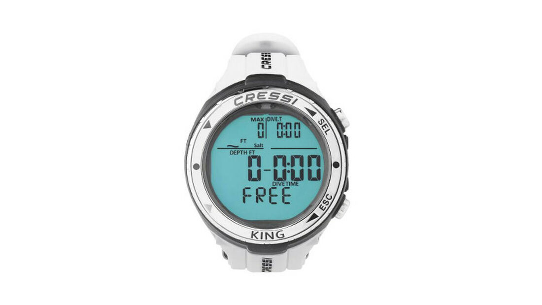 Lassdive Shop - Ordinateur de plongée Cressi King blanc