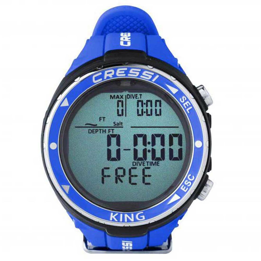 Lassdive Shop - Ordenador de apnea Cressi King azul